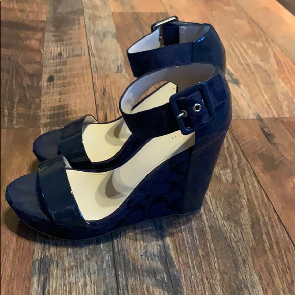 Coach platform wedge sandals - Picture 3 of 6